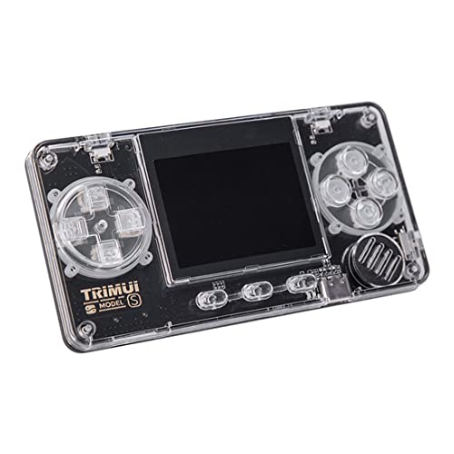 ATHUAH ATHUAH TRIMUI A66 Handheld-Spielkonsole, tragbare Mini-Handheld-2-Zoll-IPS-Videospiel-Bildschirm, 32 GB, integrierte 15.000 Spiele, Spielekonsole für Kinder und Erwachsene von ATHUAH