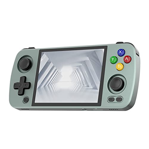 ATHUAH RG405M Handheld Spielkonsole Eingebaute 4000 Spiele, 4 Zoll HD IPS Retro Arcade Video Gaming Konsole Unterstützung WiFi, Bluetooth, 256G TF-Karte 4000mAh Akku, T618 64-Bit Aluminiumkörper von ATHUAH