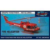 ATLANTIS 561026 1:72 Feuerwehrhubschrauber, Snap Kit von ATLANTIS