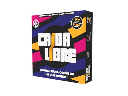 Caida Libre – Brettspiele – Trivia-Spiel "Allgemeine Kultur" zum Lachen lernen – Spaß mit Familie, Freunden und Jungen von ATM Gaming