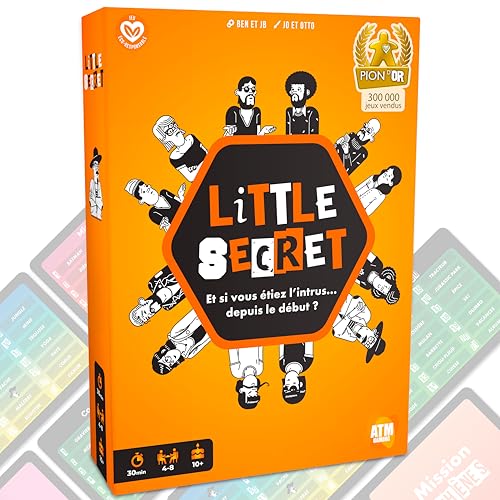 JUDUKU – Little Secret Grand Prix des Spielzeugs 2022 Gesellschaftsspiel Bluff, Atmosphäre und Kreativität Kartenspiel neu von den Autoren Juduku, OSMOOZ ohne Gnade von ATM Gaming