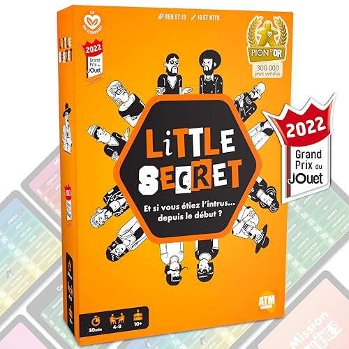 JUDUKU – Little Secret Grand Prix des Spielzeugs 2022 Gesellschaftsspiel Bluff, Atmosphäre und Kreativität Kartenspiel neu von den Autoren Juduku, OSMOOZ ohne Gnade von ATM Gaming