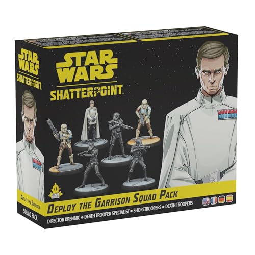 ATOMIC MASS GAMES, Star Wars: Shatterpoint – Deploy The Garrison (Mobilisiert die Garnison), Squad-Erweiterung, Tabletop, 2 Spieler, ab 14+ Jahren, 90-120 Minuten, Deutsch, Mehrsprachig von ATOMIC MASS GAMES