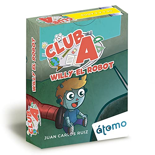 Átomo Games - Willy der Robot Club A Spiel, Mehrfarbig (55 Karten) von Atomo Games