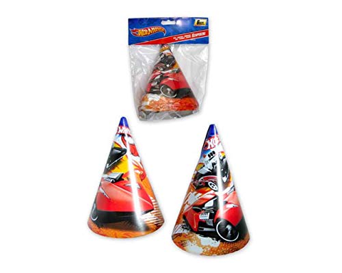 ATOSA – 17141 – Pack 4 Hüte Partyzubehör 6 cm Hot Wheels von ATOSA