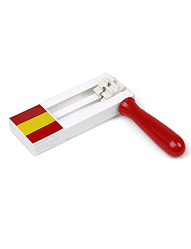 ATOSA -22355 Atosa-22355 Ratsche, spanische Ratsche, 15 x 18 x 2 cm, Fußball und Sport, rot und gelb (22355) von ATOSA