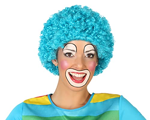 ATOSA 27982 Perücke Clown, Blau, Unisex – Erwachsene, one size von ATOSA