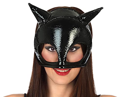 Atosa 50922 Maske Katze, Schwarz, Unisex – Erwachsene von ATOSA