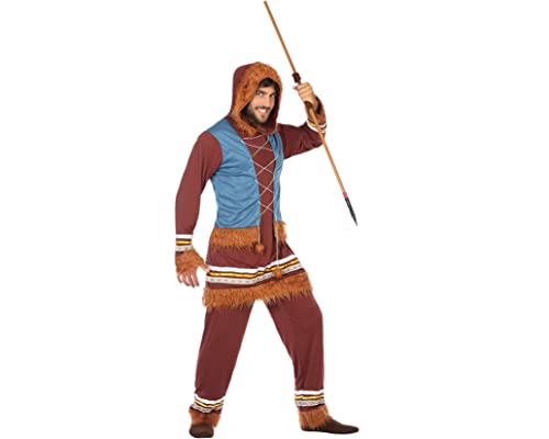 ATOSA 54435 COSTUME ESKIMO XL, Herren, Braun/Blau von ATOSA