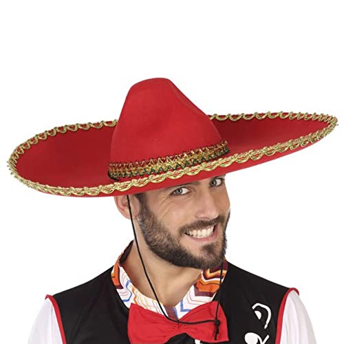 ATOSA 59019 Hut Sombrero, 58 cm, Rot, Unisex – Erwachsene von ATOSA