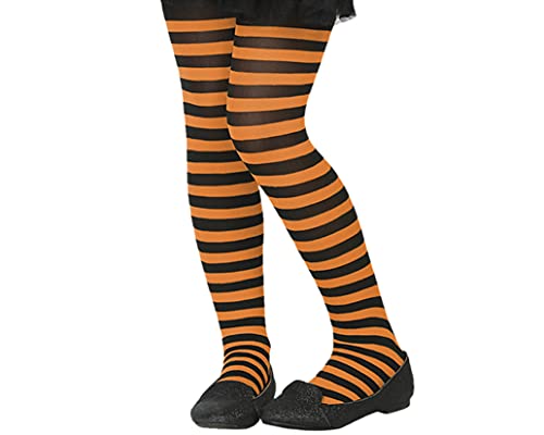 Atosa 59296 Strumpfhose Orange/Schwarz, für Kinder, Einheitsgröße, Unisex – Erwachsene von ATOSA