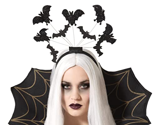 ATOSA Fledermaus-Haarreifen für Damen Vampir-Accessoire für Halloween schwarz von ATOSA