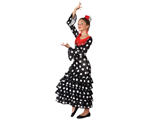 ATOSA costume flamenco woman black 7 a 9 años ATOSA costume flamenco woman black 7 a 9 años von ATOSA
