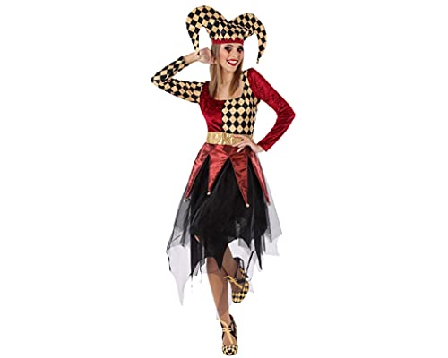 ATOSA costume harlequin red XS von ATOSA