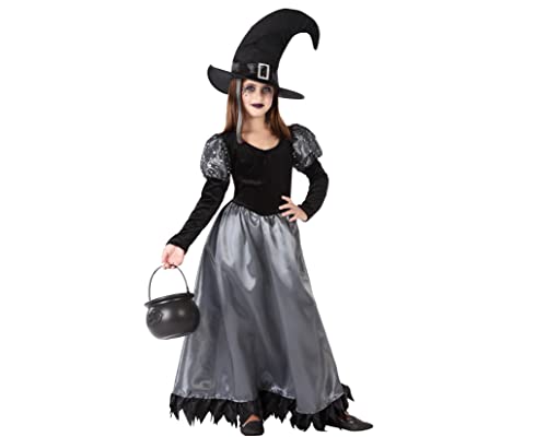 ATOSA costume witch girl kid grey halloween 5 a 6 años von ATOSA