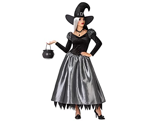 ATOSA costume witch woman adult grey M von ATOSA