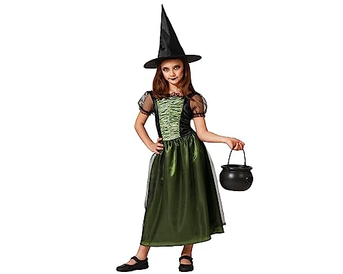 ATOSA green witch costume with hat for girl children 3 a 4 años von ATOSA