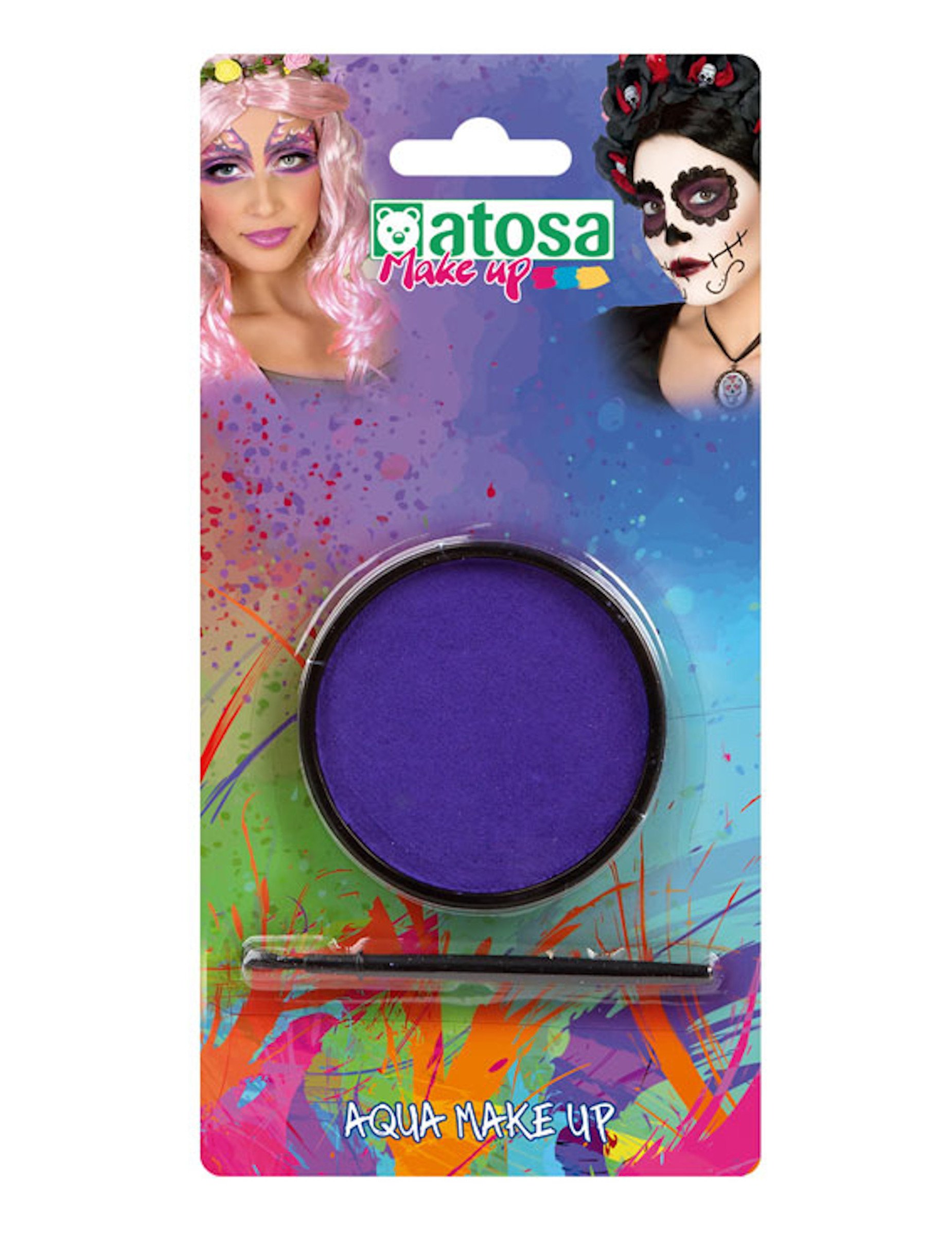 Aqua Make-up für Gesicht und Körper violett 12 g Aqua Make-up für Gesicht und Körper violett 12 g von ATOSA