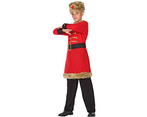 Atosa 56811 Russe Kostüm für Jungen Costume Russian Man 7-9, Rot/Schwarz, 7 a 9 años von ATOSA