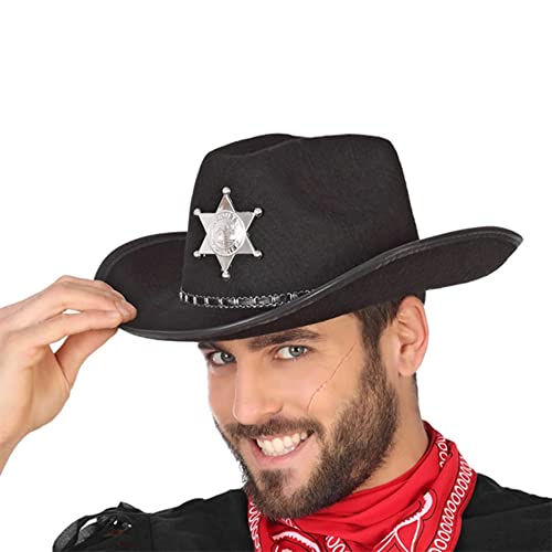 Atosa 59017 Hut Cowboy, Schwarz, Unisex – Erwachsene von ATOSA