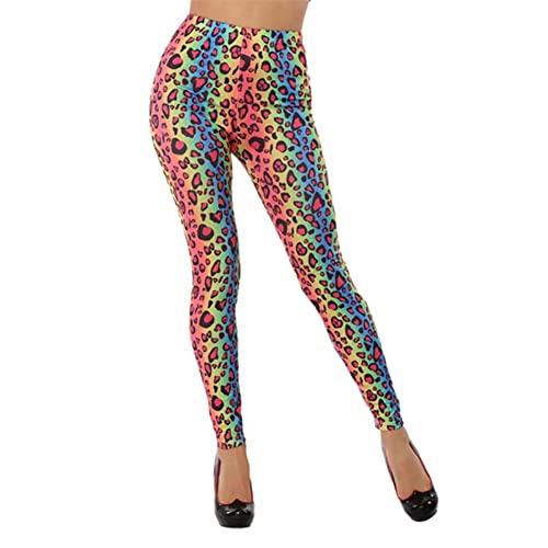 Atosa 63056 Leoparden-Leggings, mehrfarbig, Unisex, Erwachsene, bunt, Universal Mujer von ATOSA