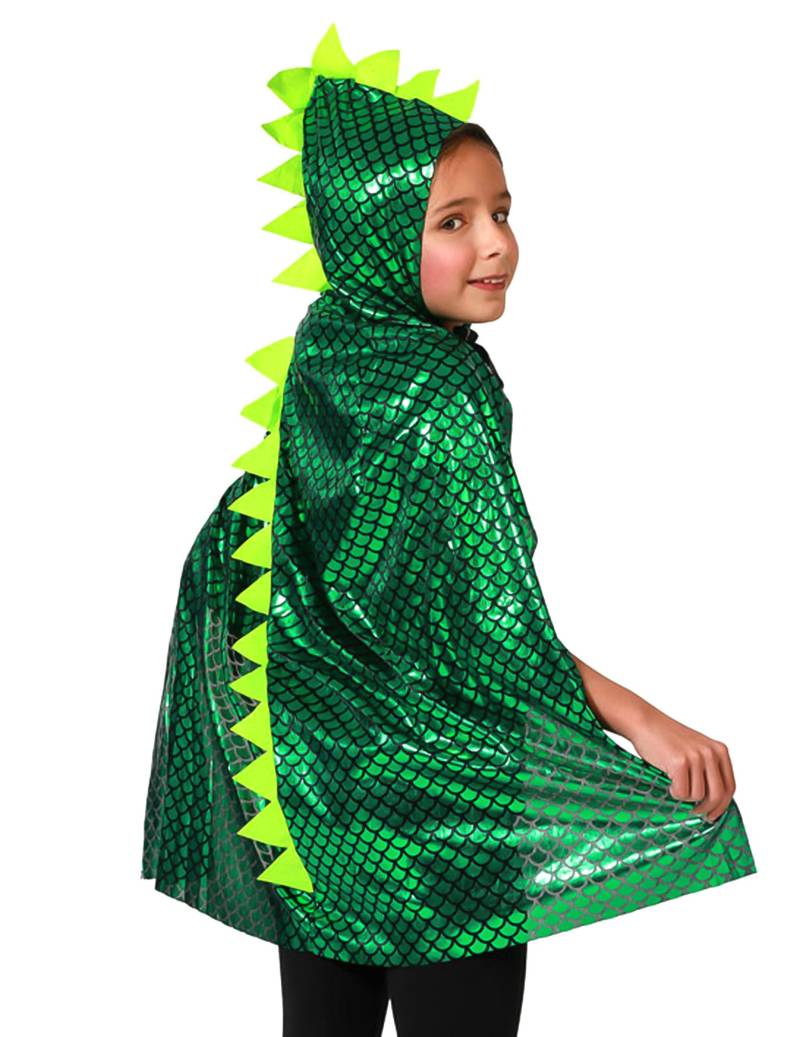 Dinosaurier Umhang Kostüm für Kinder grün Dinosaurier Umhang Kostüm für Kinder grün von ATOSA