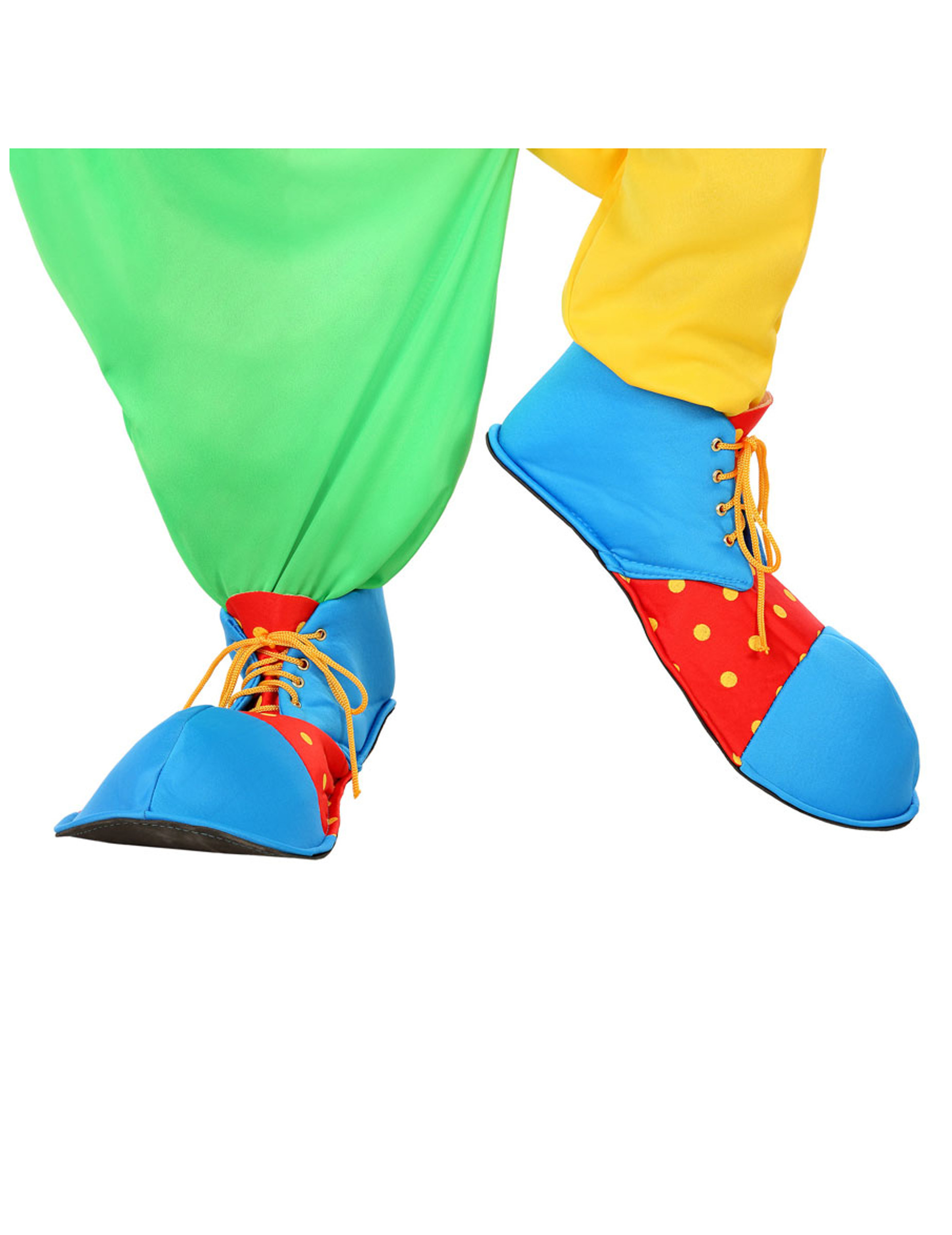 Grosse Clownschuhe Kostümzubehör blau-rot von ATOSA