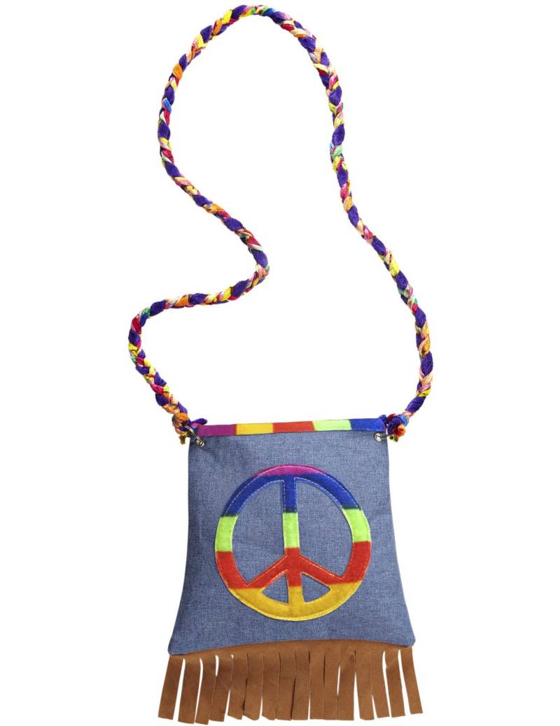 Hippie-Handtasche für Erwachsene bunt von ATOSA