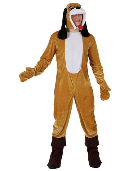 Hunde-Kostüm für Erwachsene hellbraun Hunde-Kostüm für Erwachsene hellbraun von ATOSA