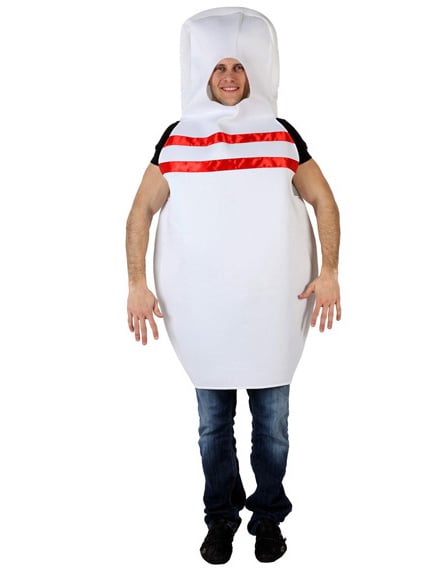 Kegel-Kostüm Bowling weiss-rot Kegel-Kostüm Bowling weiss-rot von ATOSA