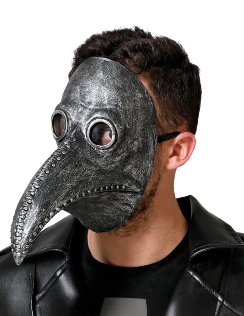 Pest Maske Pestarzt Halloween schwarz von ATOSA