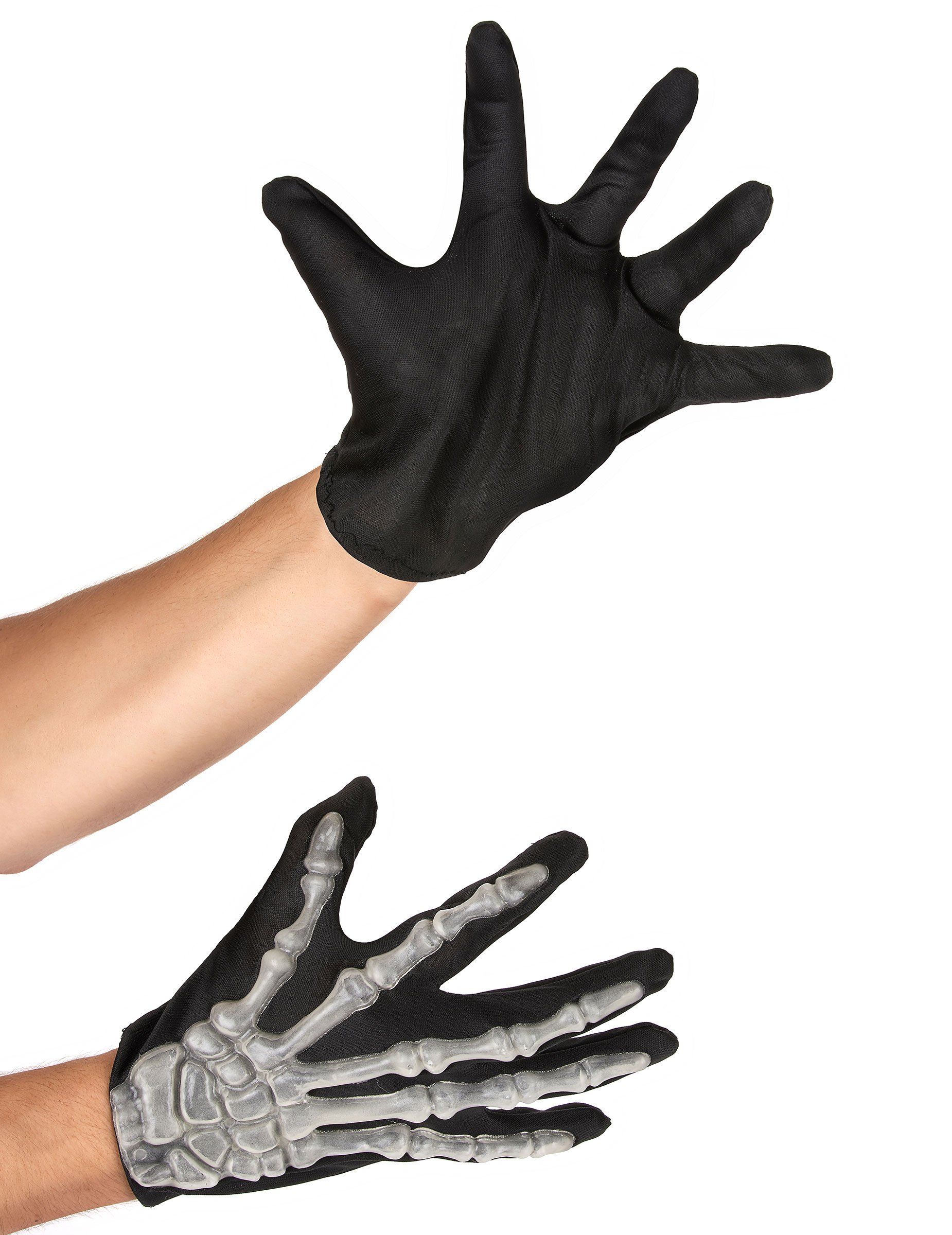 Skelett Handschuhe schwarz-weiss von ATOSA