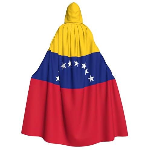 ATTOUD Umhang mit der Flagge von Venezuela, Halloween, volle Länge, perfekt für Cosplay, Kostüme, dramatische Veranstaltungen von ATTOUD