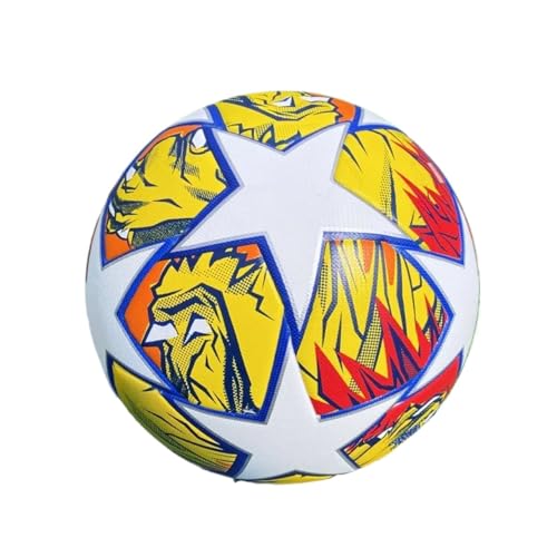 ATUMY Hallenfußballtraining Fussball trainingszubehör Fußball für Jugendliche und Erwachsene, klassischer Fußball für drinnen und draußen, Sportspiel, Training, Übung, Spielball(Yellow) von ATUMY