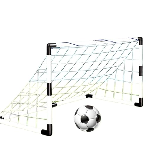 ATUMY Hallenfußballtraining Fussball trainingszubehör Fußballtor Mini Kinder Fußballtor Sportspielzeug Fußballpfostenrahmen Set Fußballtrainingsausrüstung(Style B) von ATUMY