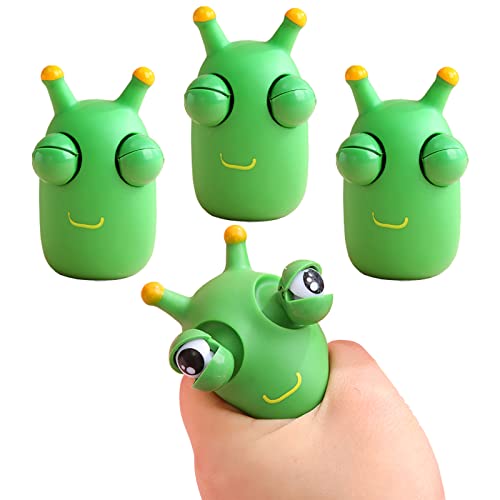 ATVOYO 3 pcs Gemüse Insekt Squeeze Spielzeug Gemüse Insekt Squeeze Dekompression Spielzeug Erwachsene Pflanze Insekt Squeeze Spielzeug Squeeze Pop Eye Squeeze Spielzeug Lustige Prank Spielzeug von Buosha