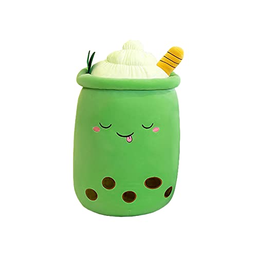 ATVOYO Bubble Tea Plüsch Kissen Boba Plushie, lustige Cartoon Eiscreme Milch Tee Plüsch Puppe Bubble Tea Plüsch Spielzeug für Freundin Kinder Geburtstag Geschenke von ATVOYO