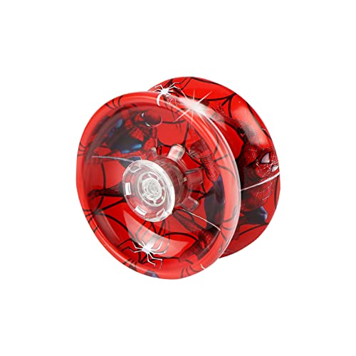 Marvel Spider-Man Legierung Yoyo ATVOYO-Spider-Man Yoyo Premium Yoyo Professionelle Aluminium Metall Yoyo Jugend Unterhaltung geeignet für Kinder und Anfänger von Buosha