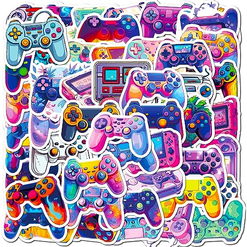 AUCEKO 50 Stück Spielmaschine Aufkleber Pack Game Sticker Set wasserdichte Vinyl Sticker für Laptop Kinder Autos Motorrad Fahrrad Skateboard Gepäck Koffer Computer Aufkleber Graffiti Decal von AUCEKO