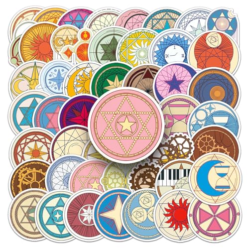 50 Stück Zauberstab Aufkleber Pack Magic Sticker Set wasserdichte Vinyl Sticker für Laptop Kinder Autos Motorrad Fahrrad Skateboard Gepäck Koffer Computer Aufkleber Graffiti Decal 50 Stück Zauberstab Aufkleber Pack Magic Sticker Set wasserdichte Vinyl Sticker für Laptop Kinder Autos Motorrad Fahrrad Skateboard Gepäck Koffer Computer Aufkleber Graffiti Decal von AUCEKO