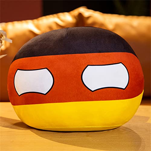 AUKKIC Country Ball Plushies 10,2 cm Polen Ball Geschenk Plüsch Anhänger Puppe Kugeln Wohnkultur Jugoslawien Portugal Argentinien Rom Frankreich Landbälle Deutschland von AUKKIC