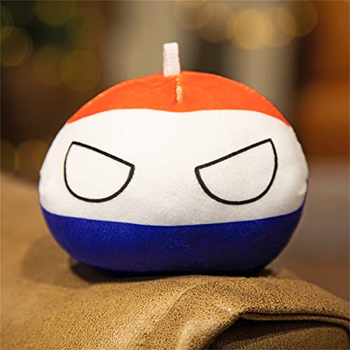 AUKKIC Country Ball Plushies 10,2 cm Polen Ball Geschenk Plüsch Anhänger Puppe Kugeln Wohnkultur Jugoslawien Portugal Argentinien Rom Frankreich Landbälle Niederlande von AUKKIC