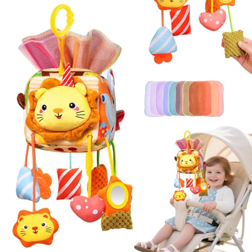 AUNGCSHE Montessori Spielzeug Baby Spielzeug, Aufhängbar Kinderwagen Spielzeug, Tücherbox Baby für ab 1 2 3 Jahre Mädchen Jungen,Kinder Frühes Lernspielzeug Geschenke AUNGCSHE Montessori Spielzeug Baby Spielzeug, Aufhängbar Kinderwagen Spielzeug, Tücherbox Baby für ab 1 2 3 Jahre Mädchen Jungen,Kinder Frühes Lernspielzeug Geschenke von AUNGCSHE