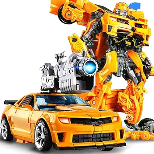Transform Spielzeug Oberbefehlshaber Car Robot ABS Actionfiguren Deformiertes Auto 7,8-Zoll-Umwandlungsspielzeug - Geschenk Für Kinder Und Teenager-Bumblbee von AUROSA