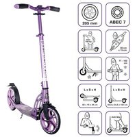 AUTHENTIC SPORTS & TOYS 510 SIX DEGREES Aluminium Scooter, lila von AUTHENTIC