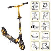 AUTHENTIC SPORTS & TOYS 550 muuwmi Aluminium Scooter Deluxe, gold von AUTHENTIC