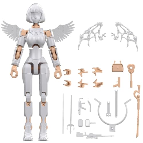 AUTOECHO Actionfiguren-Set, Bausteine-Figur - Beweglicher Figuren-Modellbausatz für,Lustiges Actionfiguren-Spielset, geeignet für, Mädchen, Kinder und Erwachsene von AUTOECHO