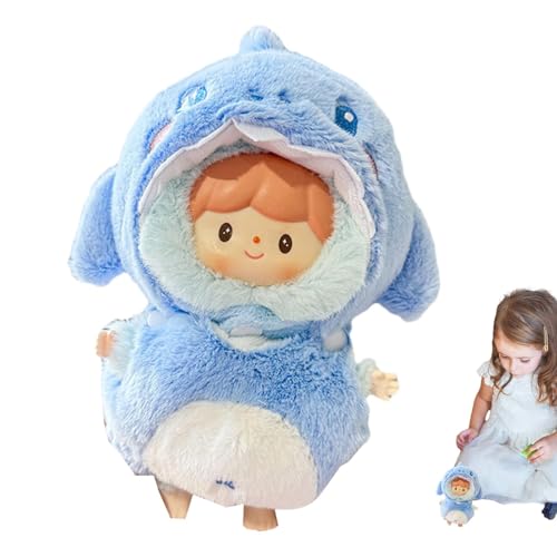 AUTOECHO Anziehpuppenkleidung, Kinderpuppenkleidung | Outfit-Zubehör Plüschpuppenkleidung - Weiche Anime-Plüschkleidung, Puppenkleidungsanzug, Kinderpuppenkleidung für Mädchen, Kinderspaß von AUTOECHO