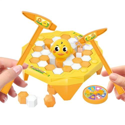 AUTOECHO -Break-Spiel für Kinder, Break-Spiel für Kleinkinder | Intelligenz-Brettspiel zum Brechen von | Kreatives Break Ice Activate Family Ice Breaking Toy, Kinder-Puzzle-Tisch-Klopf-Block-Spiel von AUTOECHO