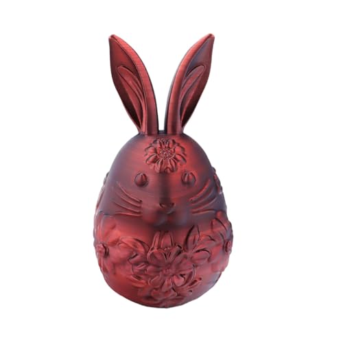 AUTOECHO Bunny Ostereier, Ostereier gefüllt | 3D -gedruckte Haseneier | Osterkorb Stuffers, Osterhome Schreibtischdekor, leeres Osterspielzeug für Kinder und Erwachsene von AUTOECHO